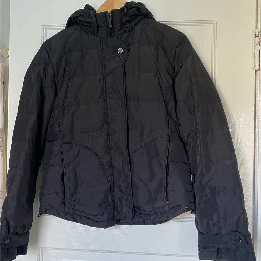 Down black Calvin Klein coat